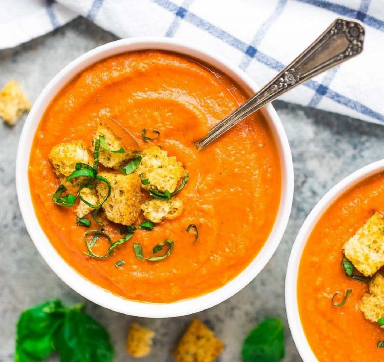 Delicious Creamy Tomato Soup Natural Veggie Recipes