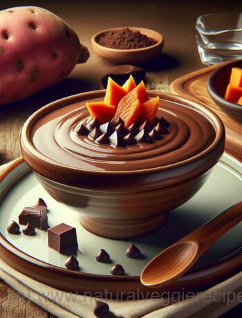 Creamy Vegan Chocolate Pudding with Sweet Potato