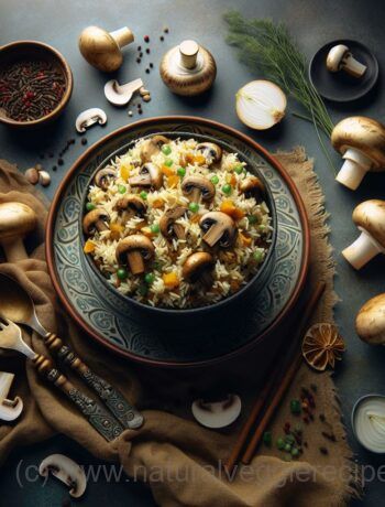 Mushroom Pulav Recipe